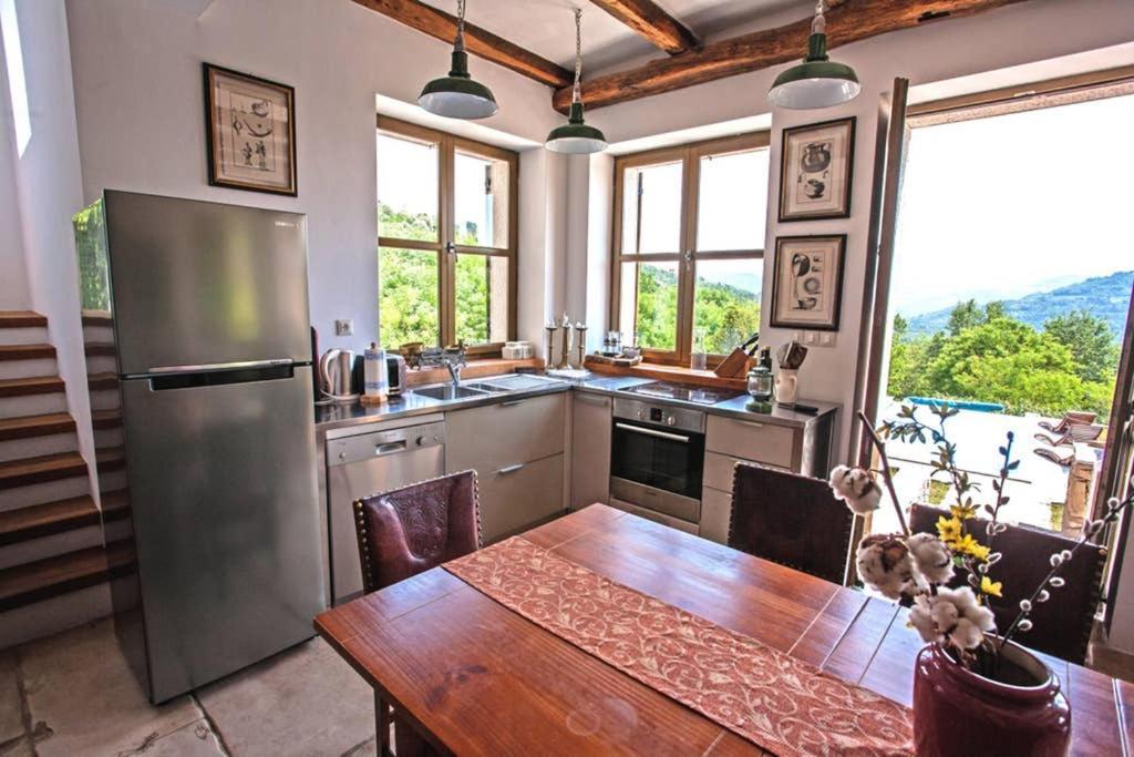 Villa Bazjaki - Beautiful Stone Villa In Istria With Private Pool Livade Kültér fotó